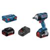 Беспроводной ударный гайковерт Bosch Professional 18 В x Кейс для переноски (6.0Ач 2, Зарядное устройство, В комплекте) GDS18V-300