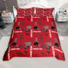 Комплект пододеяльника Homewish для регби, Постельное белье на спортивную тематику, Детский подростковый комплект чехла для одеяла для мальчиков