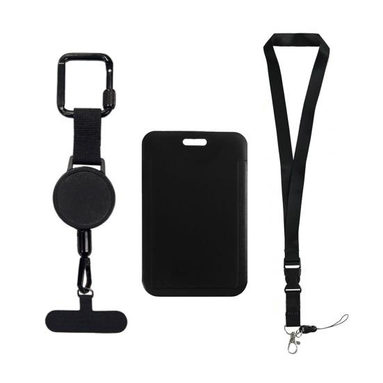 Брелок-застежка для мобильного телефона с шнуром 60 см, держатель для ID-карты, выдвижной зажим, антикражный ремень безопасности, крепление для путешествий, походов