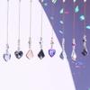 Crystal Suncatcher Pendant Heart Diamond Hanging Wide Chimes Outdoor Window Suncatcher Pendants Window Garden Decoration