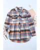 Azura Exchange Куртка-рубашка в клетку с оборками
