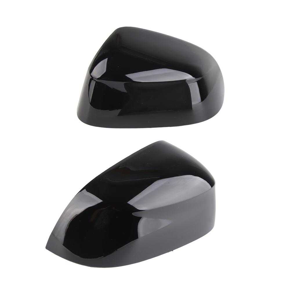 1 пара боковых накладок на зеркала заднего вида, глянцевые черные, стильные, прочные, легкие, накладки на дверные зеркала