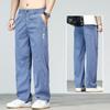Ultrathin High Quality Soft Lyocell Fabric Men's Jeans Loose Straight Denim Pants Design Casual Trousers Plus Size