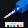 1pc Ceramic Nail Drill Bit Small Ball Milling Cutter Bits For Manicure Pedicure Pointed Apparatus Files Gel Polish Remove Tools