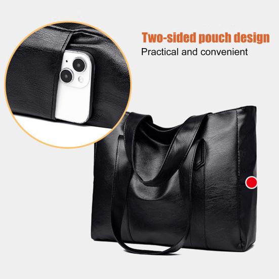 Женская сумка через плечо из искусственной кожи, сумка-тоут, большая вместительная сумка, сумка для поездок на выходные, вечеринок, шопинга, повседневных дел