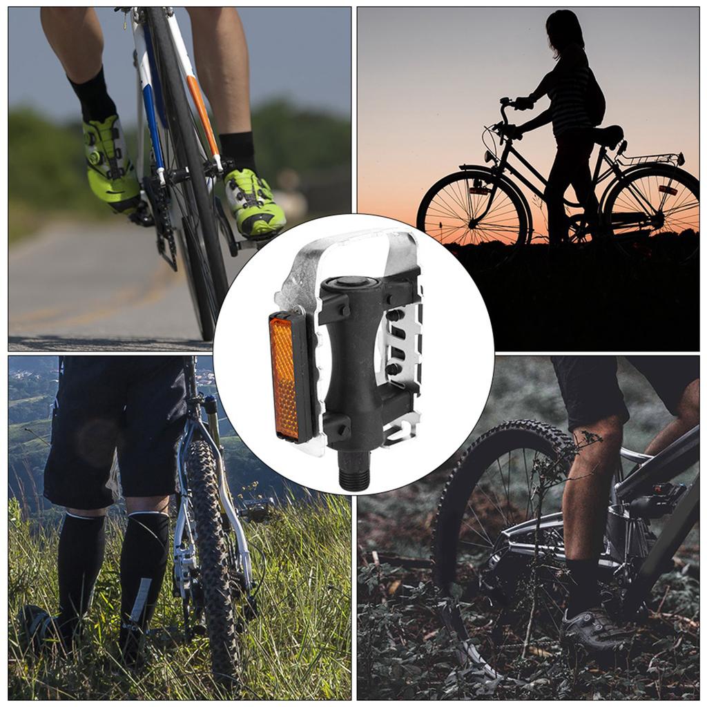 1 пара подшипниковых противоскользящих велосипедных педалей для шоссейного и горного велосипеда, велосипедные педали