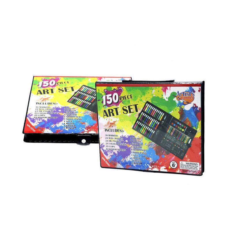 150 Colors Children's Drawing Set Pastel Watercolor Pen Soft Water Soluble Coloured Pencils Set