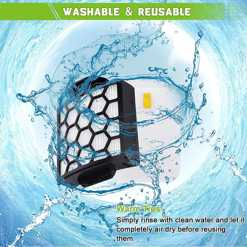 2 комплекта сменных фильтров для вертикального пылесоса Shark ZU60 NV255 NV251