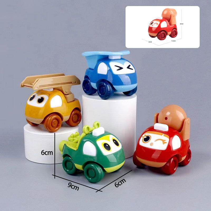 Cartoon Engineering 4 Style Car Baby Toys for 0-3 Years Old Kids Construction Mixer Dump Truck Vehicle Baby Boy Tractor Gifts