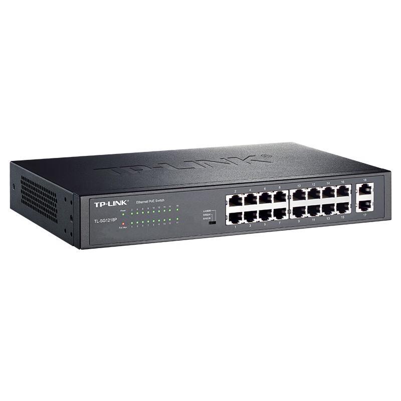 TP-LINK TL-SG1218P 16-Port Gigabit PoE Unmanaged Ethernet Switch