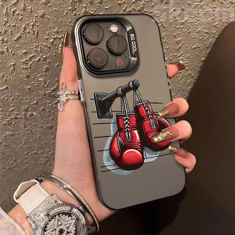 IMD чехол для телефона на тему Чемпиона по боксу для iPhone 16 15 14 13 12 11 Pro Max 7 8 Plus X XS XR 16E Ударопрочный Жесткий чехол