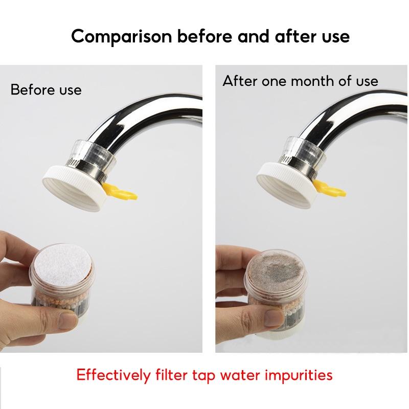 6 слоев фильтра для воды очиститель крана вращающийся на 360 градусов водосберегающий фильтр для крана-бамблера