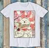 Japanese Noodles Maneki Neko Cat Ramen Meme Funny Gift Tee T Shirt 2644