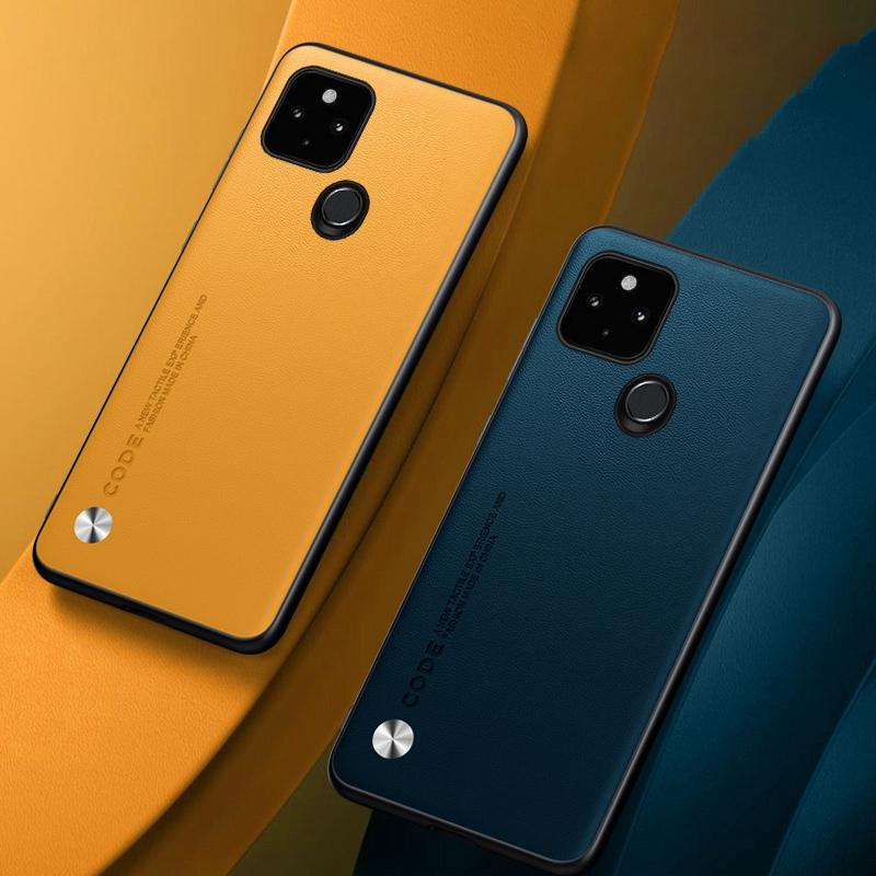 Роскошный чехол из искусственной кожи для Google Pixel 5 5A 4A 5G задняя крышка силиконовый защитный чехол для телефона Google Pixel 4A 4G Pixel5 Coque