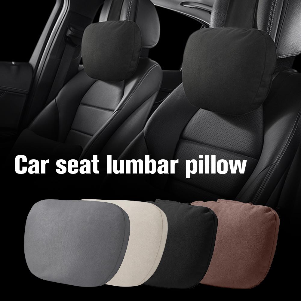 Universal Car Headrest Pillow For Most Vehicles 4 Seasons Neck & Back Support With Lumbar Cushion Automotive Interior Access