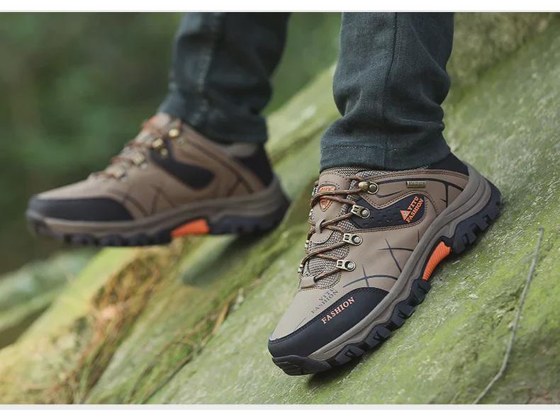 Мужские кроссовки для походов на весну, большой размер 47 — низкие, нескользящие, повседневная обувь для спорта на открытом воздухе