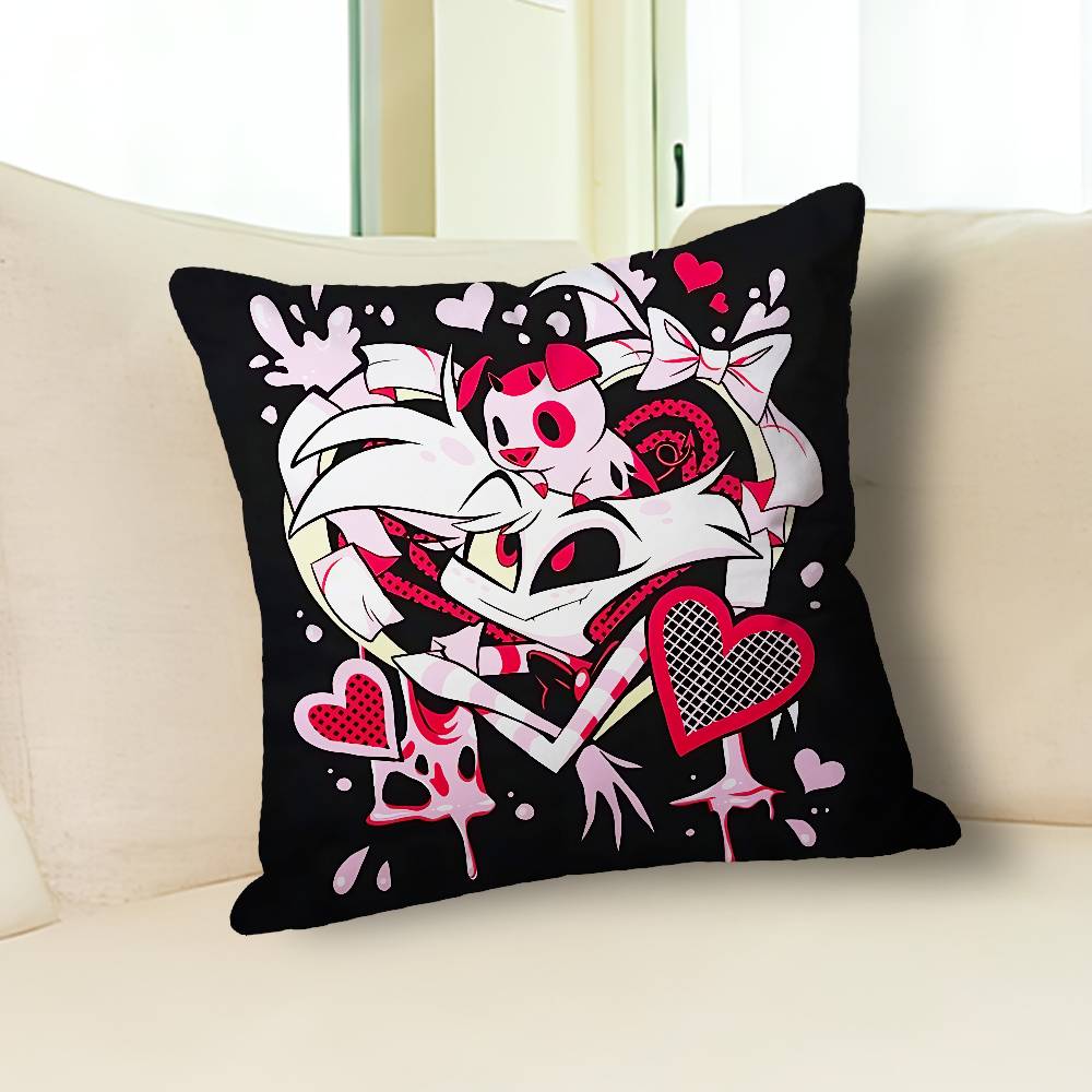 A-Angel D-Dust H-HazbinsS-S Наволочки для Спальни Гостиной Дивана Домашний Декор Полиэстеровая Наволочка на Подушку на Молнии