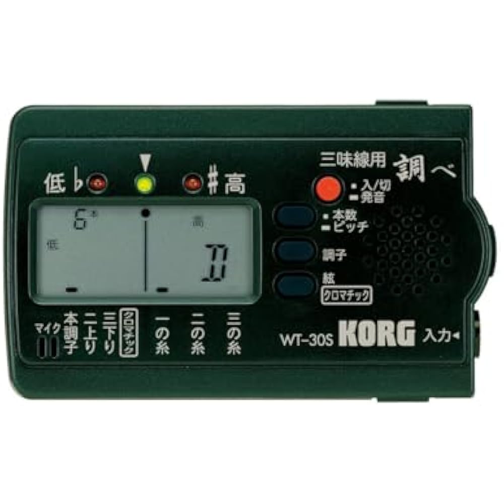 KORG WT-30S Tuner “Search” for Shamisen