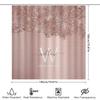 Custom Shower Curtain With Glitter Design For Bath Decor Modern Bathroom Accessories For Her Gift Idea