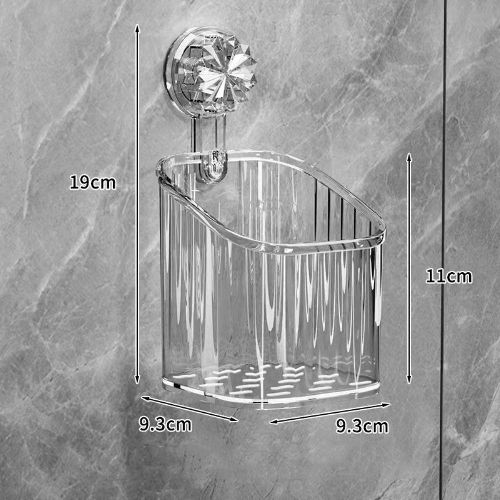 Дренажная присоска, корзина для хранения в ванной комнате, легкая чистка, полка для хранения, душевая стойка