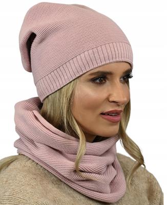Elegant Women'S Set Hat With Snood B1
