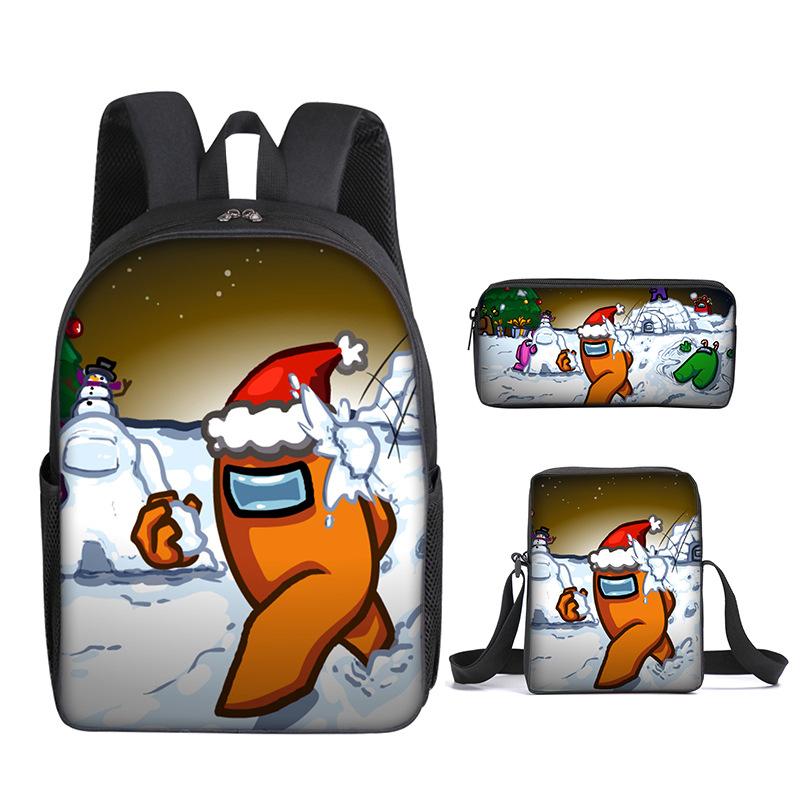 Among Us Visor Backpack Kids Rucksack Crewmate Back School Bag.