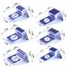 Stainless Steel Frameless Aquarium Glass Cover Clip 8PCS Rustprevent Corrosion Proof Lid Clamps for Fishtanks Security