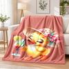 Duck Flannel Throw Blanket Soft Warm Cozy For Sofa Bed Indoor Home Bedroom Use