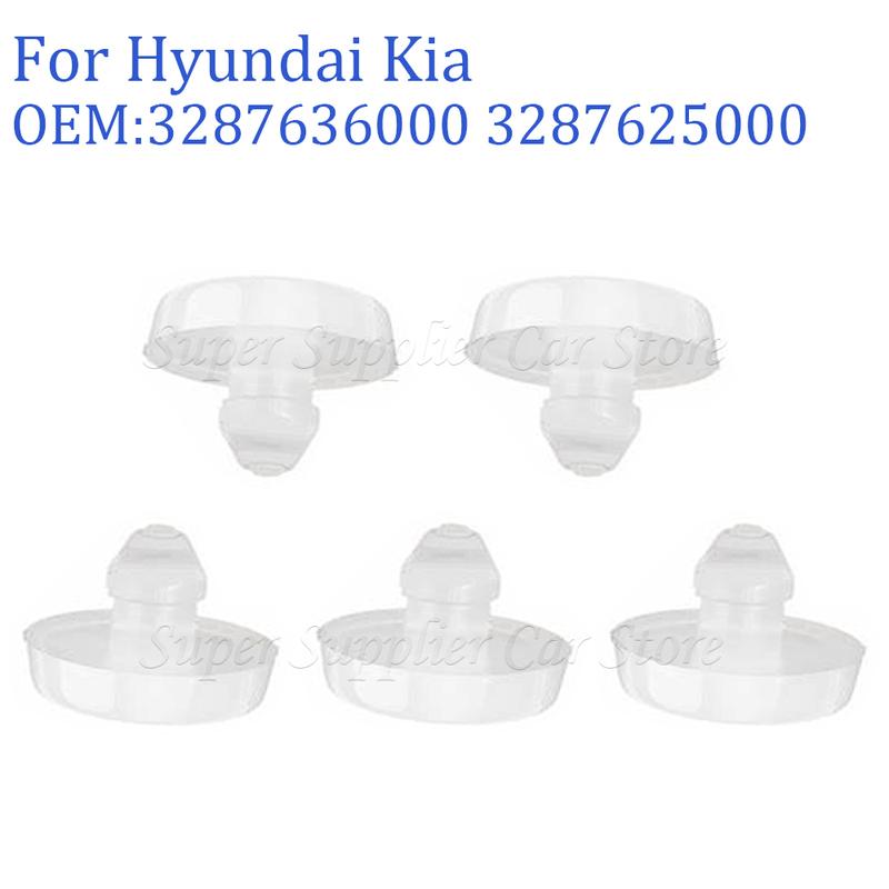 3287636000 3287625000 For Hyundai Kia 1/2/3/5Pcs Brake Pedal Stopper Brake Light Switch Dampers Buffer Rubber Pad Cover