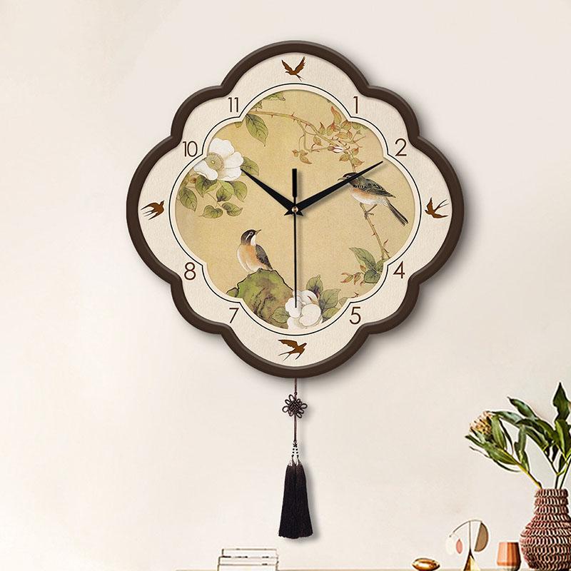 Art Mural Chinese Style Wall Clocks Digital Vintage Aesthetic Wall Clocks Design Restaurant Orologio Da Parete Home Decoration