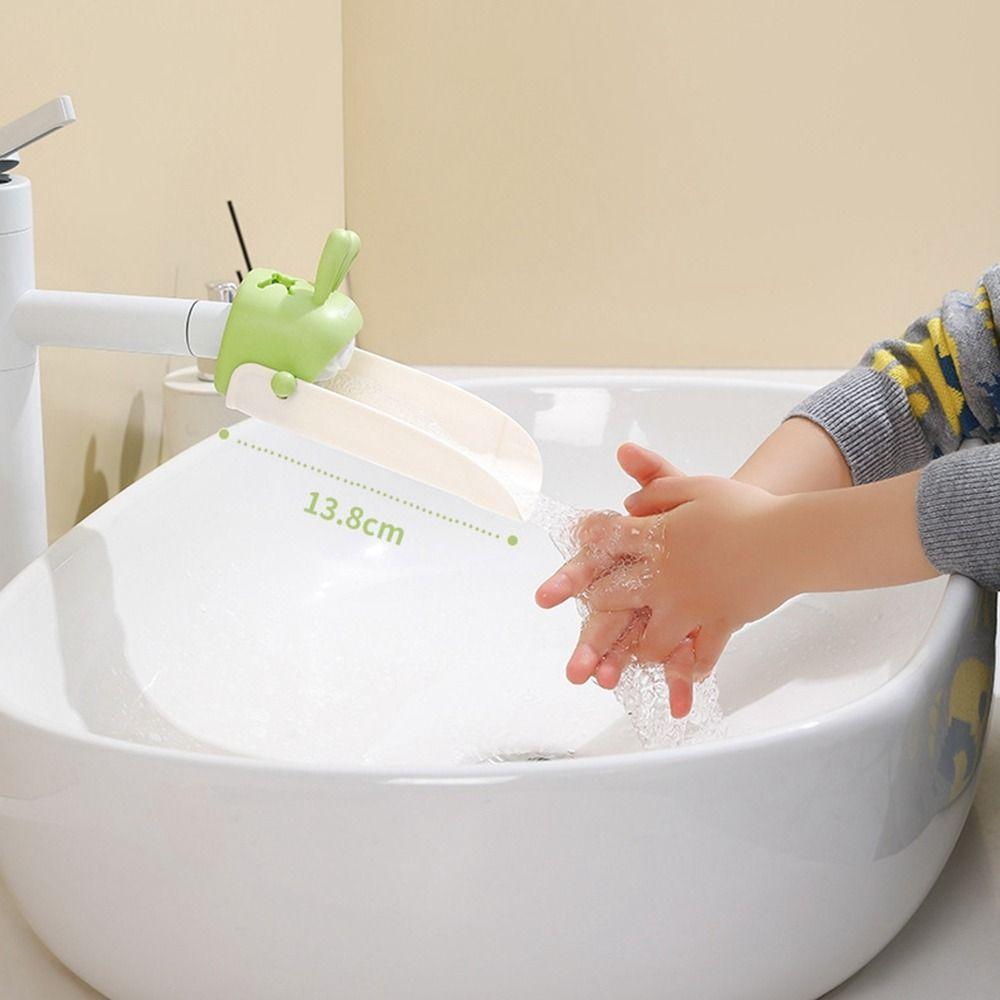Hand Washing Water Nozzle Guide Sink Rabbit Shape Water Faucet Extension Faucet Extender  Bathroom