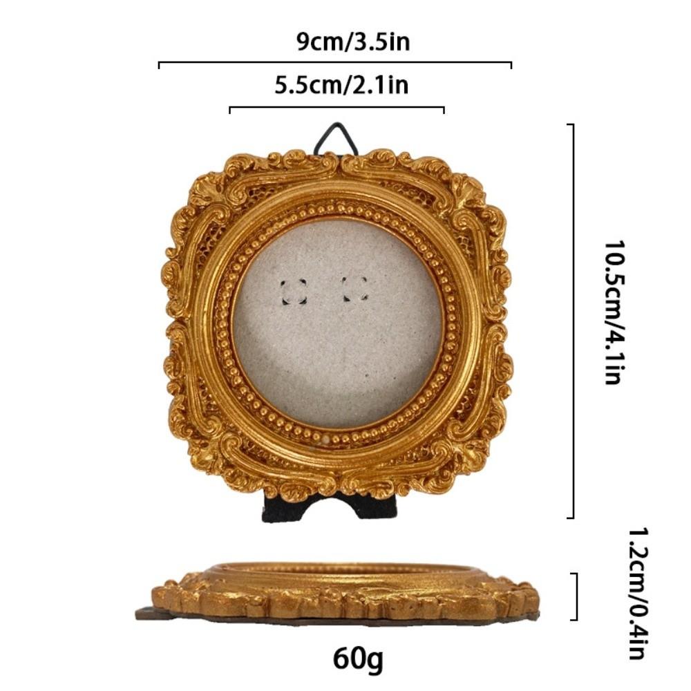 Antique Picture Frame Ornaments Resin Photo Display Holders Baroco Style Photo Frame Living Room