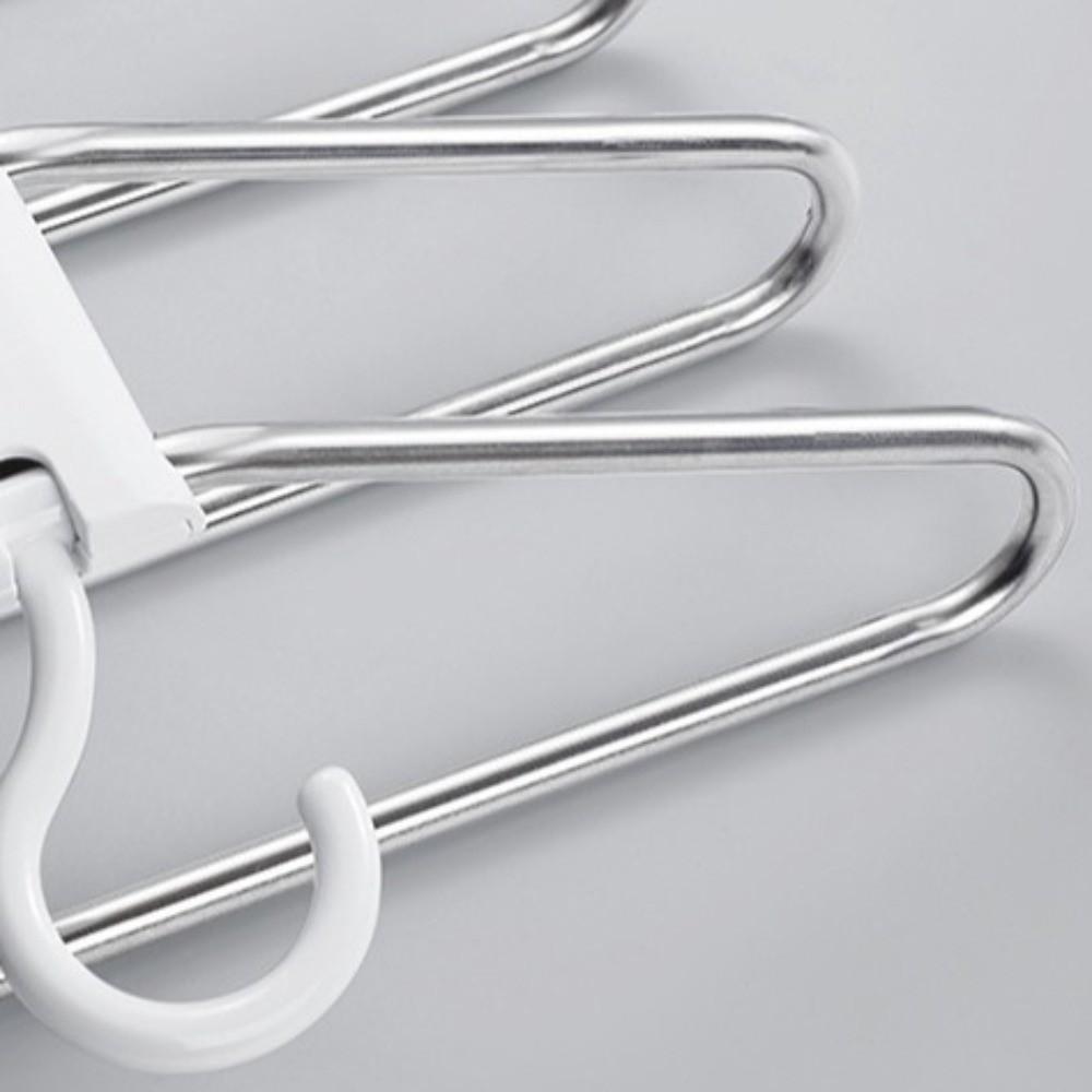 6-уровневая экономичная вешалка для брюк с отверстиями для подвешивания, многофункциональная стойка для брюк, шкаф