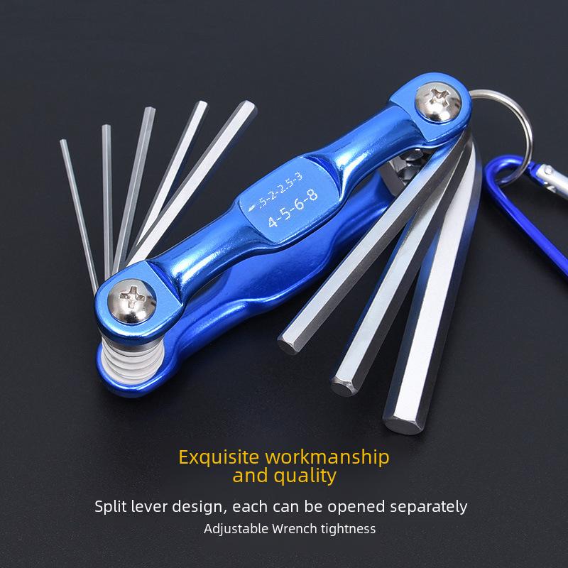 Набор шестигранных и Т-образных шестигранных ключей с одной шестигранной отверткой