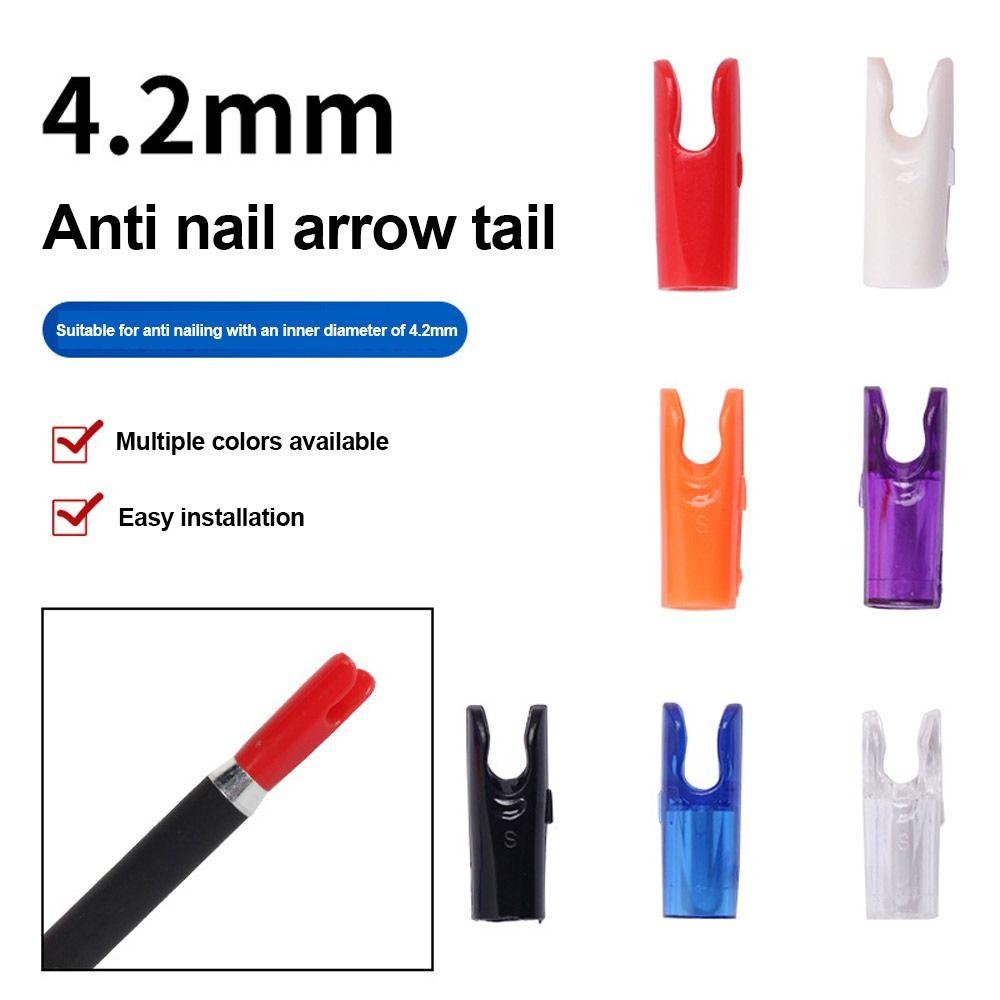 Стекловолоконные наконечники для стрел из лука 4,2 мм, сменные вставки для стрел, хвостовик стрелы