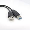 USB 2.0 3.0 A «мама» на двойной USB «папа» 2 двойной USB 2.0 источник питания «папа» «мама» разветвитель удлинительный кабель для зарядки принтеров ПК