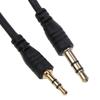 3.5mm Audio Cable Male to Male 2.5mm Stereo Headset Headphone Gold Plated Jack Connector Wire Cord Plug Black Cable