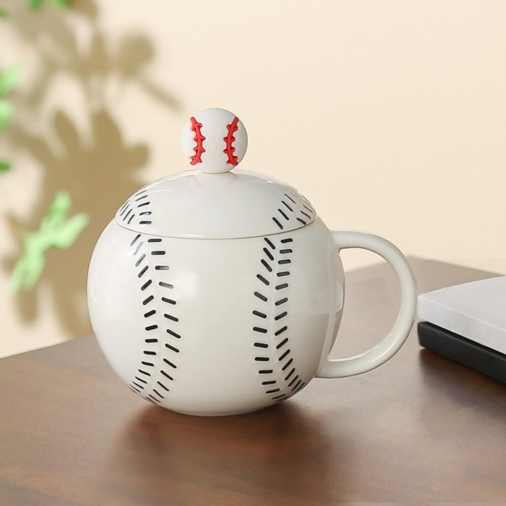 420ml Tea Cup Creative Ceramic Mug Water Cup Baseball Cup  Gift for Baseball Lover