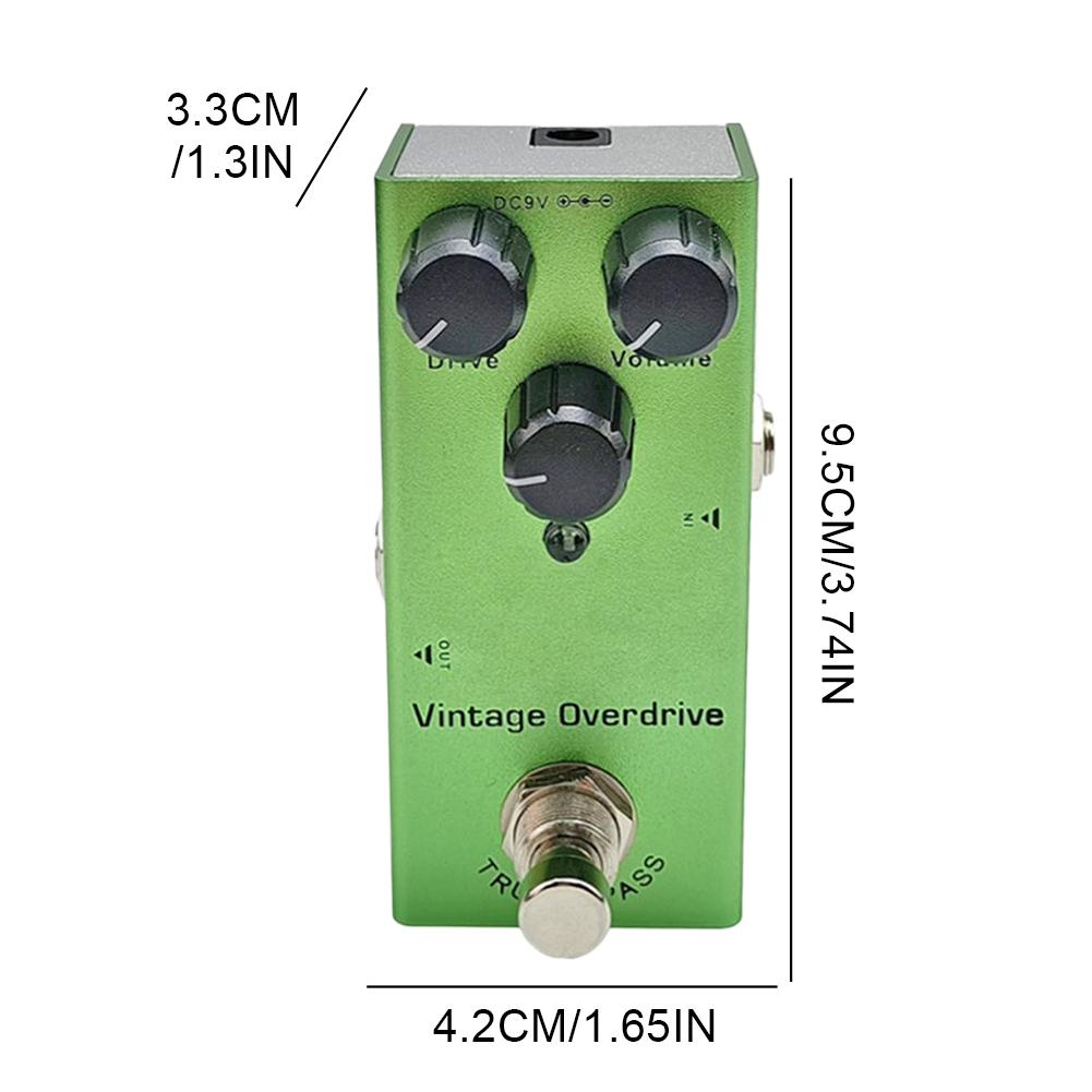 Mini Single Type Electric Guitar Effect Pedal Overdrive/Distortion/Chorus/Tremolo/Delay for Electric Guitars