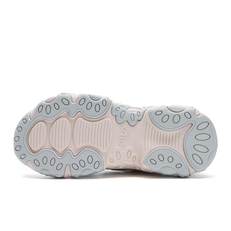 Fila Fluid 6 Модные универсальные низкие кеды для повседневной носки Женские кроссовки Серебристо-розовые F12W522111FSP