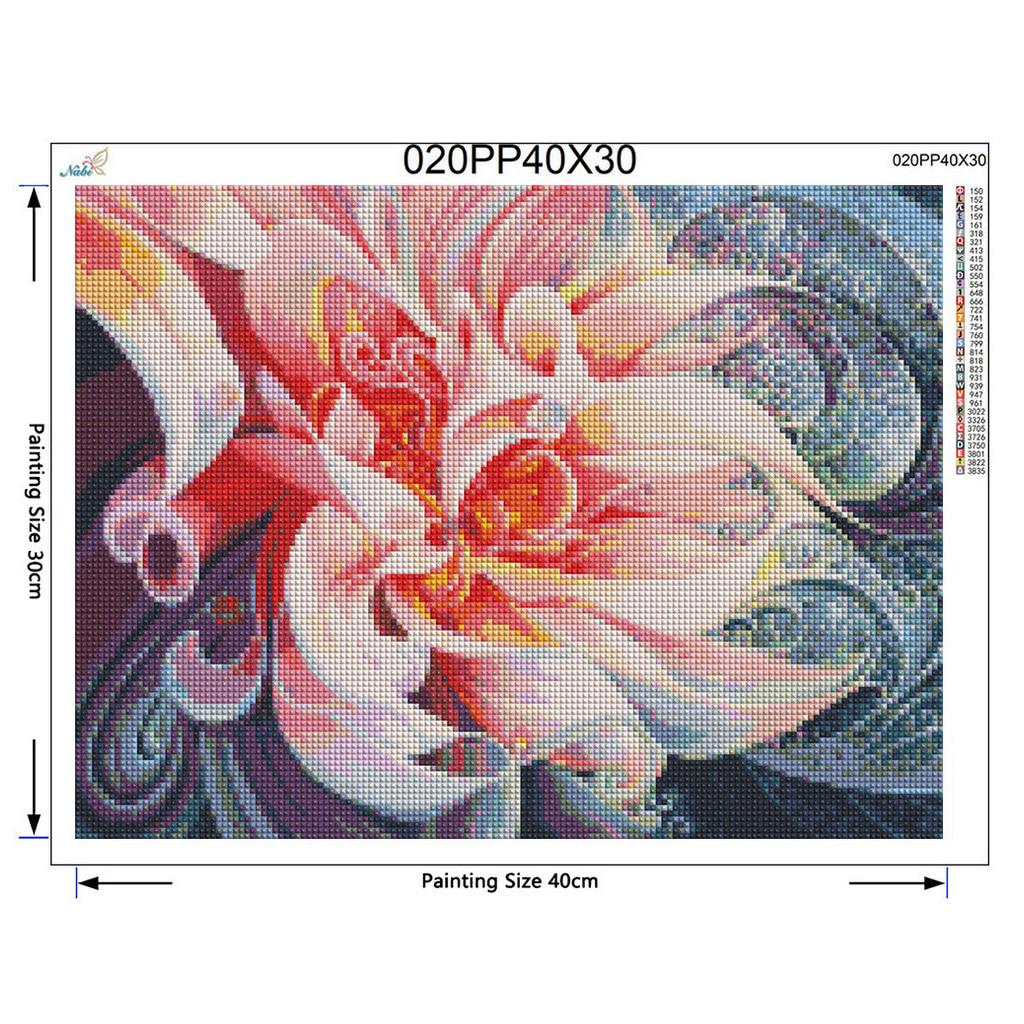 Full Round Drill 5D DIY Diamond Painting "peony Flower" 3D Embroidery Set Cross Stitch Decor Gift