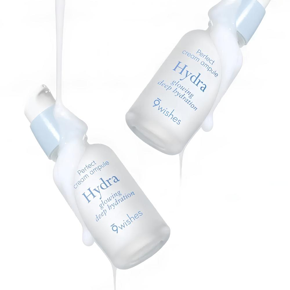 9WISHES Ампула Hydra Cream 30 мл, двойная упаковка (30 мл*2 шт.)