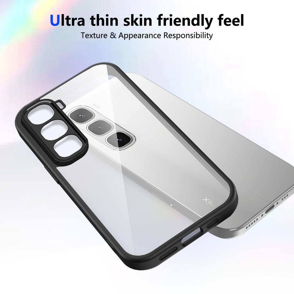 Чехол для Infinix Hot 60i Чехол для телефона Infinix Hot 60 Чехол-бампер для Infinix Hot 60 Pro Силиконовый бампер Прозрачная матовая задняя крышка Жесткий