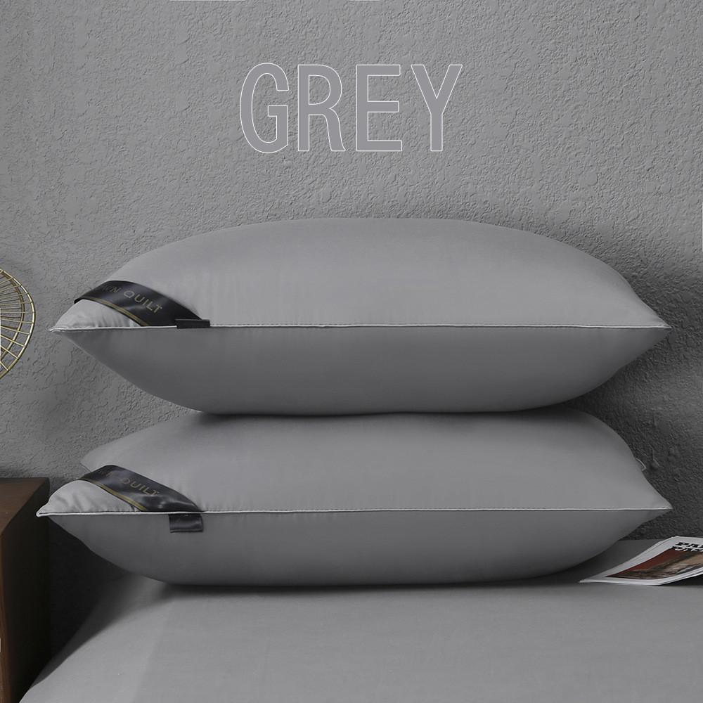 Пятизвездочная подушка Hilton из перьевого бархата для защиты шеи - Идеально подходит для дома или в качестве подарка