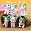 Sweet Chis Home Cute Figurine Set Micro Landscape Decor For Gift Collection And