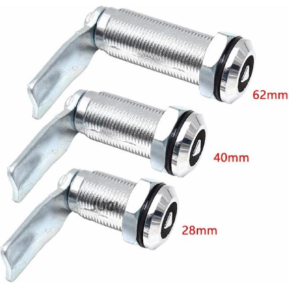 MS705 Zinc Alloy Distribution Box Lock Switch Cabinet Door Lock Triangle Key Tongue Lock Industrial Door Lock MS705-18-28-40-62 1Pcs(40mm Triangle