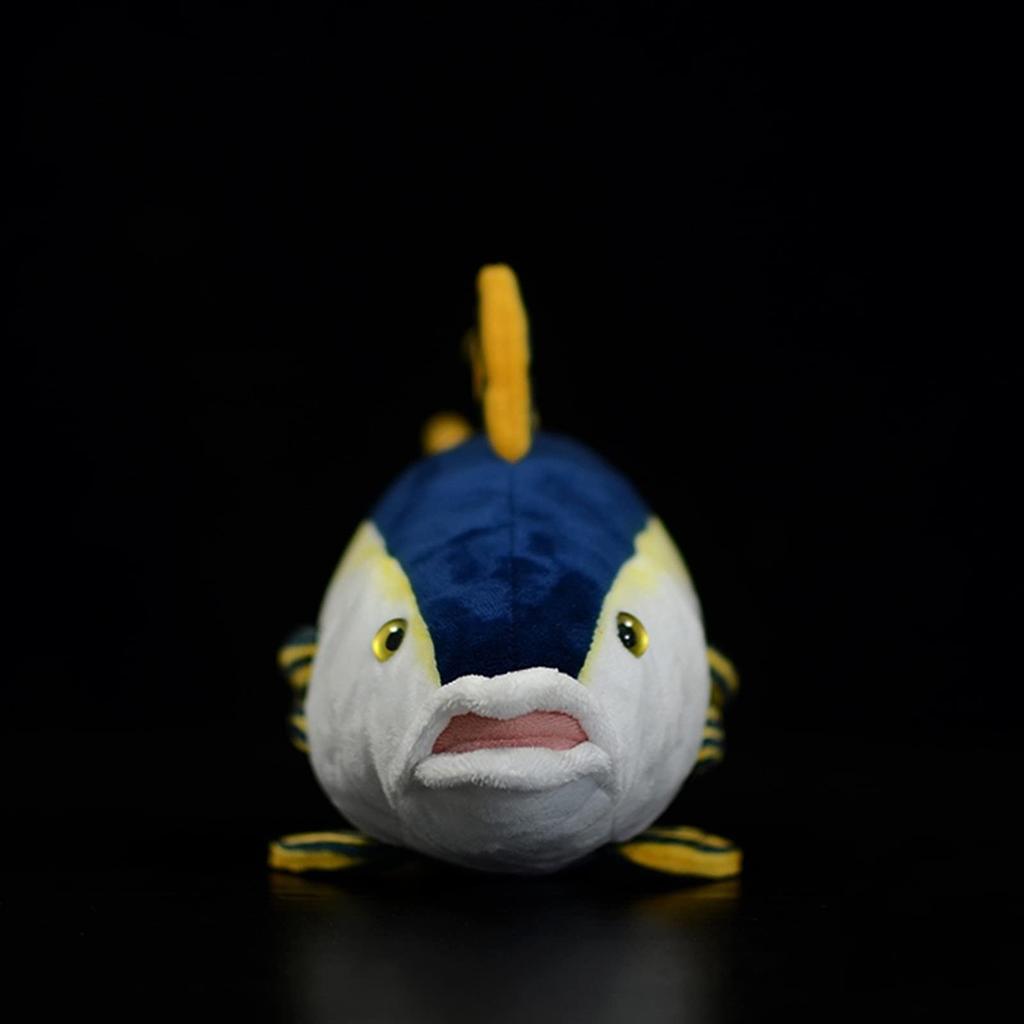 ZHONGXIN MADE Realistic Yellowfin Tuna Plush Toy Realistic Deep Sea Animal Yellowfin Tuna Plush Toy Super Soft Stuffed Animal Kids Model Toy Kids Gift