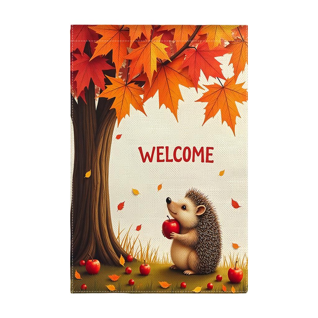 Durable Thanksgiving Fall Garden Flag Outdoor Yard Decoration Thanksgiving Banners for Autumn Party Home Decor