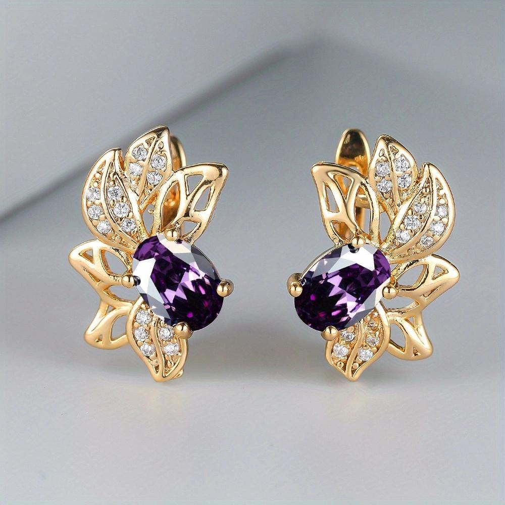 Серьги-капли золотого цвета для женщин, черные серьги с цветком циркона, винтажные серьги для невесты, свадебные украшения, подарок для вечеринки