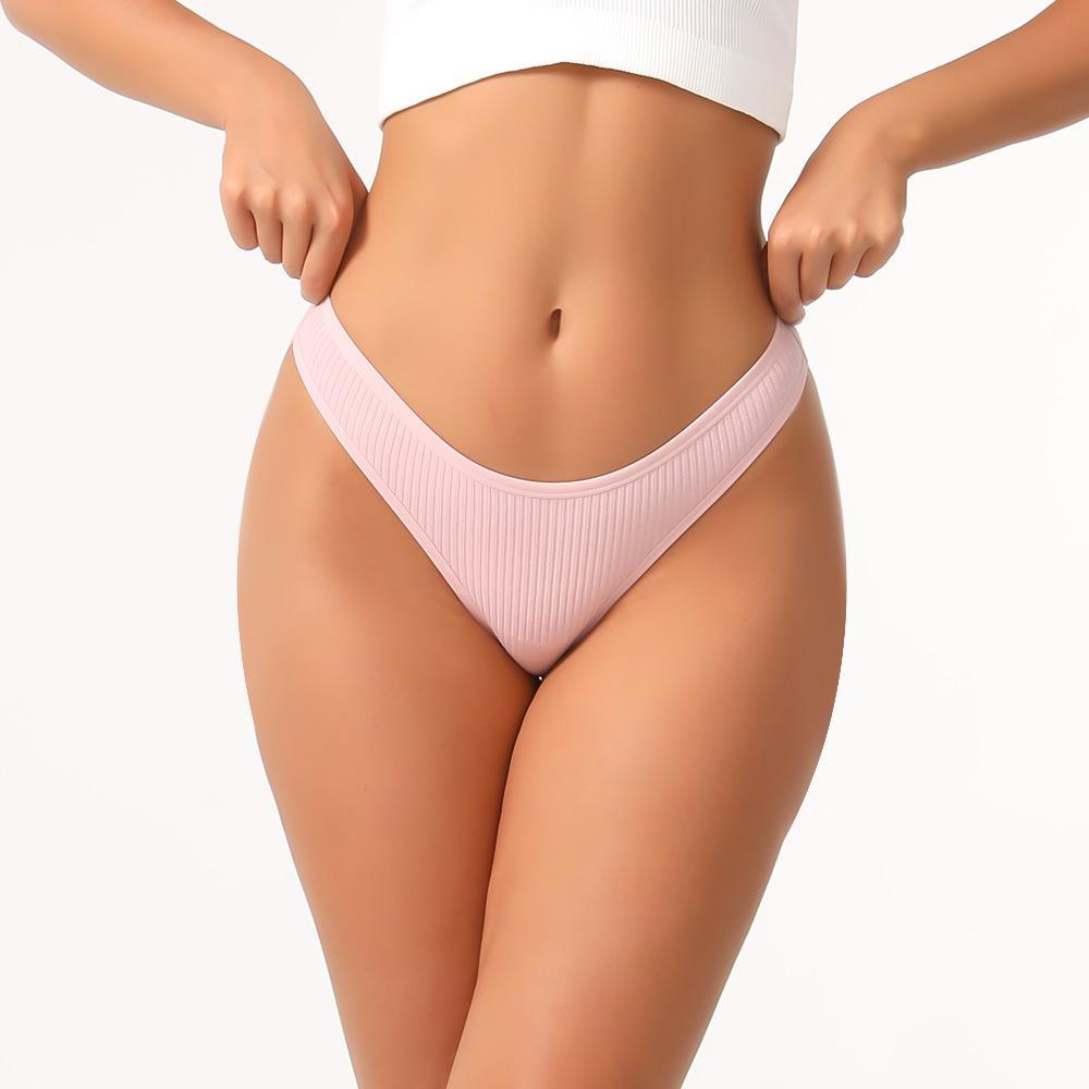 Сексуальные нити хлопковые стринги дышащее хлопковое нижнее белье для женщин